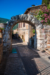 Magic of Spello, an ancient medival village in Umbria