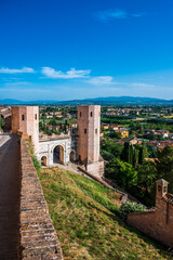 Magic of Spello, an ancient medival village in Umbria