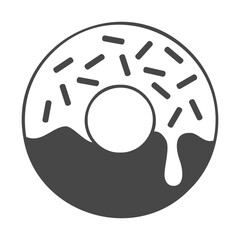 Obraz premium doughnut icon