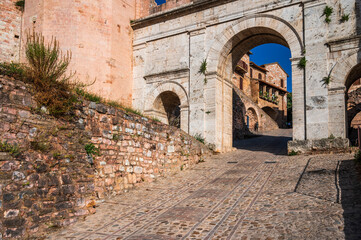 Magic of Spello, an ancient medival village in Umbria