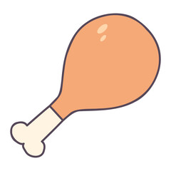 Fried chicken icon