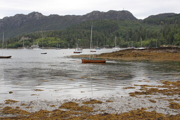 plockton piccolo villaggio nelle highland scozzesi