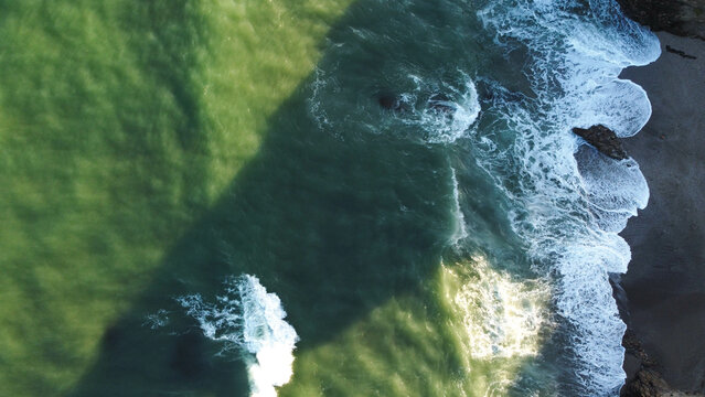 Texturas De Las Olas Y El Mar