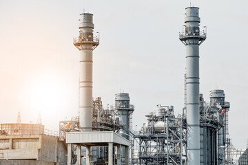Industrial zone,The equipment of oil refining,Close-up of industrial pipelines of an oil-refinery plant,Detail of oil pipeline with valves in large oil refinery.