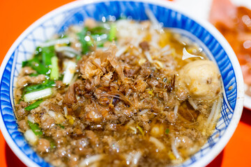 Thick rice noodles taitung in Taiwan