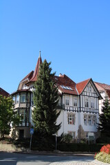 Old townhouses in Bad Sachsa | Harzer Grenzweg, Green Belt