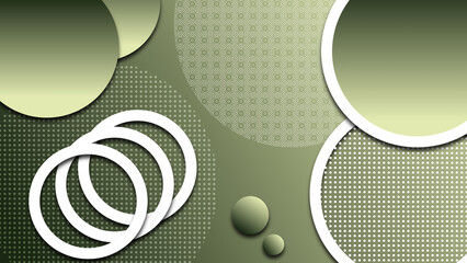 dark leaf green gradient circles background