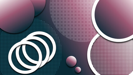 pink to blue gradient circles background