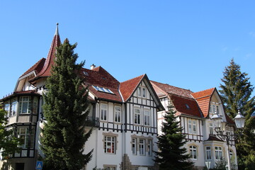 Old townhouses in Bad Sachsa | Harzer Grenzweg, Green Belt
