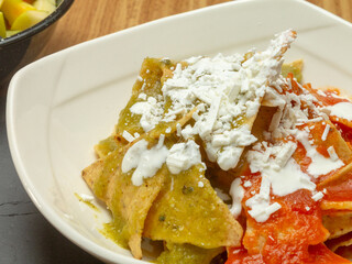 mexican food chilaquiles