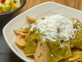 mexican food chilaquiles