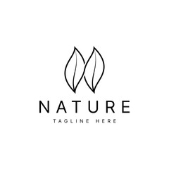 infinity leaf logo design