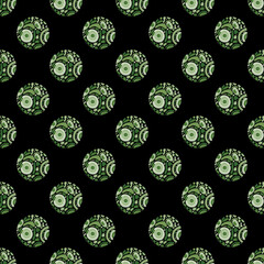 Seamless pattern with abstract ornament. Vector illustration for surface design. 