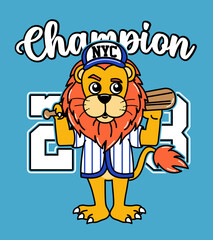 lion baseball player