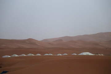Luxury camp in the Sahara desert of Morocco