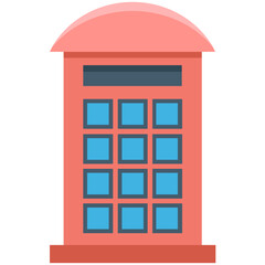 Letterbox Colored Vector Icon