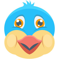 Chicken Colored Vector Icon