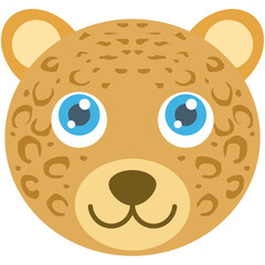 Bear Colored Vector Icon