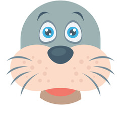 Otter Colored Vector Icon