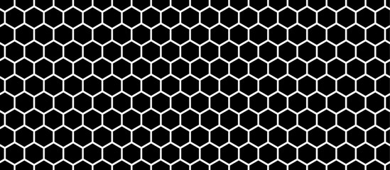 silhouette honeycomb seamless pattern vector