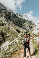 Fototapeta premium hiking in the mountains