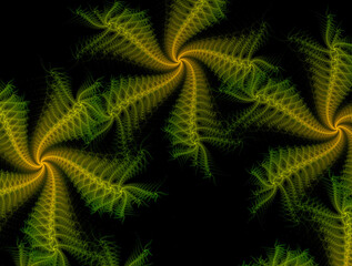 Naklejka na ściany i meble Imaginatory fractal abstract background Image