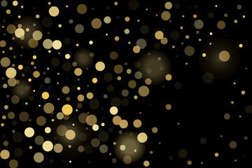 Gold glitter confetti, great design for any purpose. Party decor.