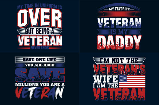 American veteran t-shirt design Bundle Set, military army T-shirt Design set