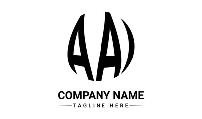 Creative Round three letter logo design