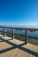 Obraz premium wooden pier in the sea