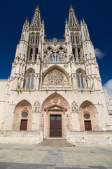 Obraz premium Main Facade of Burgos Cathedral