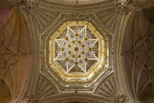 Interior of the Cimborrio of the Cathedral of Burgos