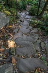 Obraz premium Rock mountain pathway