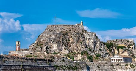 Venetian fortress in the city of Corfu, Greece