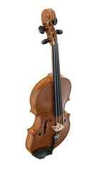 Fototapeta premium classical violin on a white background. 3d rendering.
