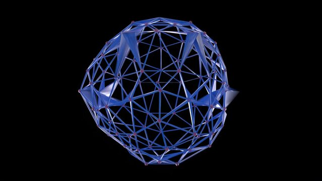 Synchromesh 1007: Abstract 3D art structure (Loop).