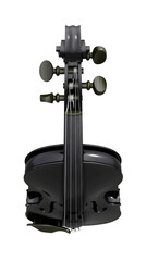 Naklejka premium classical violin on a white background. 3d rendering.