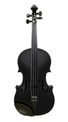 Naklejka premium classical violin on a white background. 3d rendering.