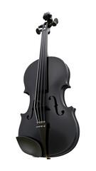 classical violin on a white background. 3d rendering.