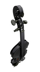 classical violin on a white background. 3d rendering.