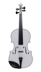 Naklejka premium classical violin on a white background. 3d rendering.