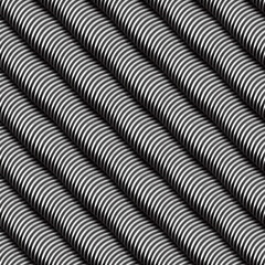 Black and white, monochrome tubes texture. Digital painting