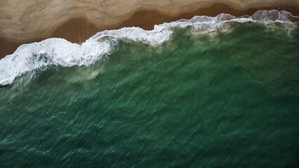 Obraz na płótnie Canvas Green ocean