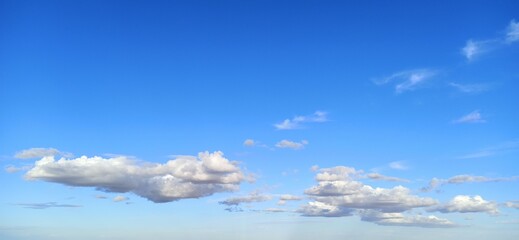 sky, blue, cloud, clouds, nature, day, white, air, heaven, cloudscape, weather, sun, light, summer, clear, cloudy, high, sunlight, fluffy, sunny, atmosphere, abstract, beautiful, beauty, space