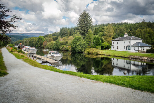 Canoeing And Walking The Great Glen Way Near Fort Augustus