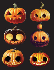 jack o'lantern, Halloween Pumpkin