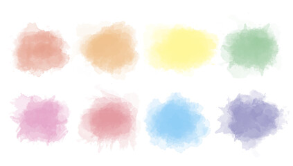 Watercolor stains abstract background, with copy space area.