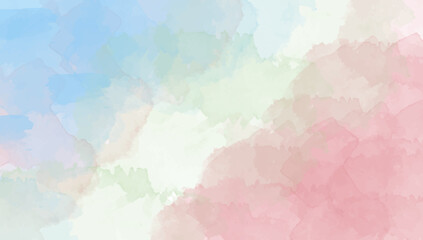 Watercolor stains abstract background, with copy space area.