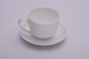 empty white cup