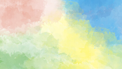 Watercolor stains abstract background, with copy space area.